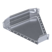 Угол горизонтальный 45 градусов Стандарт INOX (AISI 316) 500х100 | PR16.3451 | Промрукав - артикул PR16.3451