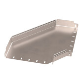 Угол горизонтальный 90 градусов Стандарт INOX (AISI 409) 300х50 | PR16.3563 | Промрукав - артикул PR16.3563