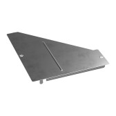 Крышка переходника правого Стандарт INOX (AISI 304) 500х150 | PR16.5780 | Промрукав - артикул PR16.5780