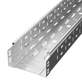 Лоток перфорированный Стандарт INOX (AISI 304) 150х80х3000 (0,8 мм) (3 м/уп) | PR16.2333 | Промрукав - артикул PR16.2333