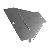 Крышка переходника симметричного Стандарт INOX (AISI 304) 400х150 | PR16.5975 | Промрукав - артикул PR16.5975
