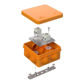 Коробка огнестойкая для о/п 40-0210-FR1.5-4 Е15-Е120 80х80х40 - артикул 40-0210-FR1.5-4