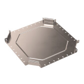 Ответвитель Х-образный Стандарт INOX (AISI 409) 400х50 | PR16.3244 | Промрукав - артикул PR16.3244