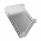 Переходник левый Стандарт HDZ 600х400х80 | PR16.1389 | Промрукав - артикул PR16.1389