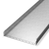 Лоток неперфорированный Стандарт INOX (AISI 304) 500х80х3000 (1,0 мм) (3 м/уп) | PR16.2324 | Промрукав - артикул PR16.2324