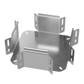Ответвитель Х-образный Стандарт INOX (AISI 304) 100х100 - артикул PR16.3174