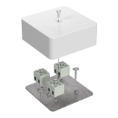 Коробка огнестойкая для кабель-канала 40-0450-FR2.5-6 Е15-Е120 75х75х30 - артикул 40-0450-FR2.5-6