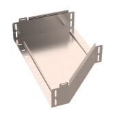 Переходник левый Стандарт INOX (AISI 409) 500х300х100 | PR16.5626 | Промрукав - артикул PR16.5626
