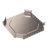Ответвитель Х-образный Стандарт INOX (AISI 409) 400х80 | PR16.3245 | Промрукав - артикул PR16.3245