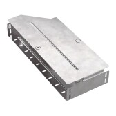 Переходник правый с крышкой Стандарт 500х400х80 - артикул PR16.0728