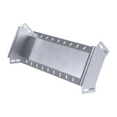 Угол вертикальный внешний 45 градусов Стандарт INOX (AISI 316) 600х80 | PR16.2947 | Промрукав - артикул PR16.2947