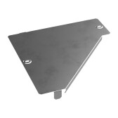 Крышка переходника левого Стандарт INOX (AISI 304) 300х100 | PR16.4299 | Промрукав - артикул PR16.4299