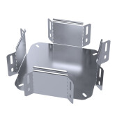 Ответвитель Х-образный Стандарт INOX (AISI 316) 100х100 | PR16.3204 | Промрукав - артикул PR16.3204