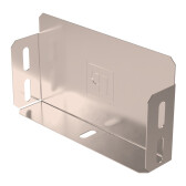 Заглушка лотка Стандарт INOX (AISI 409) 150х80 | PR16.2521 | Промрукав - артикул PR16.2521