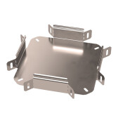 Ответвитель Х-образный Стандарт INOX (AISI 409) 100х50 | PR16.3232 | Промрукав - артикул PR16.3232