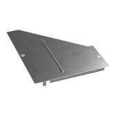 Крышка переходника правого Стандарт INOX (AISI 304) 500х200 | PR16.5781 | Промрукав - артикул PR16.5781