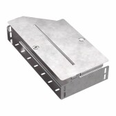 Переходник правый с крышкой Стандарт 400х300х80 - артикул PR16.0716