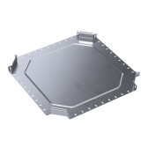 Ответвитель Х-образный Стандарт INOX (AISI 316) 500х50 | PR16.3217 | Промрукав - артикул PR16.3217