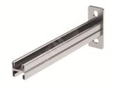 Консоль двойная, 41х21 мм, осн. 200, INOX 304 (IBBD2120C) - артикул IBBD2120C