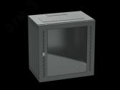 Шкаф телекоммуникационный навесной 20 U (1000х600х400) дверь стекло RAL9005 (R5STI2040GSB) - артикул R5STI2040GSB
