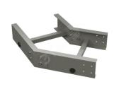 Угол горизонтальный 45 градусов 150x300 R300 стеклопластик - артикул GLG41030