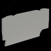 Крышка для клеммы 4 точки подключения на 4 кв.мм (ZEFC421GR) - артикул ZEFC421GR