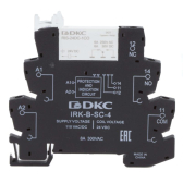Реле интерфейсное, 1CO, коммутируемый ток 6 А, AgSnO, напряжение 110V AC/DC, винтовые клеммы - артикул IRK-110UC-1CO