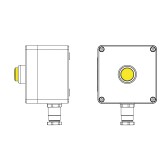 Пост взрывозащищенный управления из полиэстера C PEP-03-(1xli(250))-1xKH2MHK(C)1Ex de IIC Т5 Gb / Ex tb IIIC T95°Cdb IP66 / КС - артикул 2231.031.22.1218
