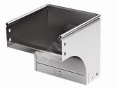 Угол CDV 90 вертикальный внешний осн.100 нержавеющий - артикул 37472INOX