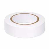 Лента изоляционная ПВХ 19x0,15 20м в рулоне Белая - артикул PVC192015W