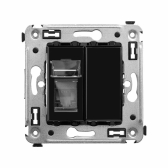 Avanti Розетка RJ-45 в стену, 5e одинарная, 'Черный квадрат' (4402463) - артикул 4402463