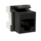 Модуль Keystone RJ45 CAT5E неэкр180 градусов черный (RNK5EU180BK) - артикул RNK5EU180BK