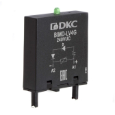 Модуль индикации и защиты, LED зеленый+Варистор A1+, 240V AC/DC - артикул BIMD-LV4G