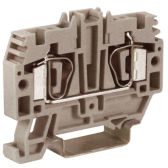 Зажим проходной HMM.4GR 4 кв.мм серый QUADRO (ZHM250GR) - артикул ZHM250GR