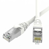Патч-корд экранированный SLIM CAT6 U/FTP 4х2, 28 AWG, LSZH, белый, 1м | RN6UF4510WH-28 | DKC - артикул RN6UF4510WH-28