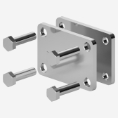 Зажим для подключения гибкой шины 100x32 - артикул R5BBFFC10032