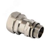 Муфта металлорукав-коробка DN 12 с уплотнением кабеля IP68 М20х15 D=8 - 12мм - артикул 6014P12M200812