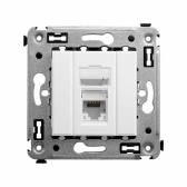 Avanti Розетка RJ-45 в стену, 5e одинарная, ''Белое облако'' - артикул 4400463