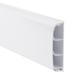 Кабель-канал 90x25 плинтусный треxсекционный с крышкой IN-Liner FRONT - DKC (ДКС), артикул 09200