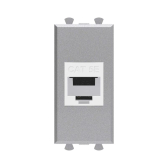Avanti Компьютерная розетка RJ-45 без шторки      модульная, кат.5е, "Avanti", Закаленная сталь, 1  модуль - артикул 4404661