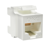 Модуль Keystone RJ45 CAT6А неэкр180 градусов белый (RNK6AU180WH) - артикул RNK6AU180WH