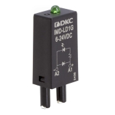 Модуль индикации и защиты, LED зеленый+диод A1+, 6-24V DC - артикул IMD-LD1G