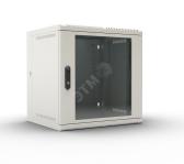 Шкаф телекоммуникационный настенный откидной 15U (600х520) дверь стекло (ШРН-3С-15.500) - артикул ШРН-3С-15.500