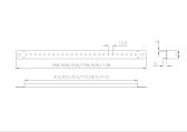 Перемычка монтажная для шкафов EMS ширина/глубина 600 мм - артикул EMS-JM-600