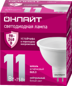 Лампа светодиодная 11вт OLL-MR16-11-230-4K-GU5.3 ОНЛАЙТ - артикул 32014
