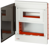 Щит распределительный со слаботочным отсеком ЭРА MultiBox bs-12f встраиваемый пластиковый 12 модулей IP40 - артикул Б0059316