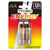 Батарейка Трофи LR6-2BL ENERGY POWER Alkaline (40/320/15360) - артикул C0034926