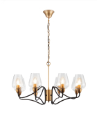 Люстра  Rivoli Fresco 5045-208 8 * E14 40 Вт лофт - кантри (Б0044369) - ЭРА (Энергия света), артикул Б0044369
