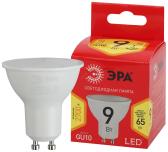 Лампа светодиодная ECO LED MR16-9W-827-GU10  (диод, софит, 9Вт, тепл, GU10) (10/100/4000) ЭРА (Б0044088) - артикул Б0044088