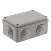 Коробка распаячная KORv-120-80-50-6g открытой     установки на винтах 6 гермовводов IP55 - ЭРА (Энергия света), артикул Б0052730